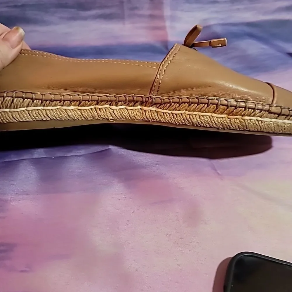 Prada Espadrilles With Bow - Beige Leather Size EU 37.5